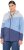 Ulla Popken Color Block Fleece-Lined Hoodie Atlantic Blue - Puloverji & jopice - 