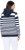 Ulla Popken Oversized Striped Long Sleeve Hoodie Ink Blue - Puloverji & jopice - 