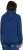 Ulla Popken Applique Lettering Hooded Sweatshirt Dark Blue - Puloverji & jopice - 