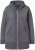 Ulla Popken Decorative Seam Zip-Up Hoodie Graphite Grey - Puloverji & jopice - 