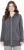 Ulla Popken Decorative Seam Zip-Up Hoodie Graphite Grey - Puloverji & jopice - 