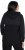 Ulla Popken Mixed Texture Button Down Hoodie Black - Puloverji & jopice - 