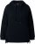 Ulla Popken Decorative Lace-Up Hoodie Black - Puloverji & jopice - 