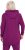 Ulla Popken Contrast Piping Zip-Up Hoodie Pink Berry - Puloverji & jopice - 
