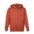 JP1880 Hoodie With Zipper Brick Brown - Puloverji & jopice - Moški Puloverji & Jopice za Močnejše Postave