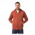 JP1880 Hoodie With Zipper Brick Brown - Puloverji & jopice - Moški Puloverji & Jopice za Močnejše Postave