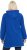 Ulla Popken Color Block Fleece Hoodie Denim Blue - Puloverji & jopice - 