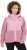 Ulla Popken Mixed Texture Hoodie Wildberry - Puloverji & jopice - 