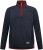 Duke Leicester Quarter Neck Fleece Sweatshirt Navy TALL - TALL puloverji - 
