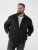 D555 Kent Elastic Rib Hem & Cuffs Harrington Jacket Black - Jakne - Moške bunde za Močnejše Postave