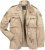 JP1880 Field Jacket with Badges Vintage Look Dark Beige - Jakne - Moške bunde za Močnejše Postave