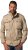 JP1880 Field Jacket with Badges Vintage Look Dark Beige - Jakne - Moške bunde za Močnejše Postave