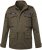 JP1880 Field Jacket with Badges Vintage Look Moss Green - Jakne - Moške bunde za Močnejše Postave