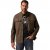 JP1880 Leather Jacket Lambskin Suede Brown - Jakne - Moške bunde za Močnejše Postave