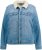 Ulla Popken Teddy Fleece Lined Denim Jacket Blue Denim - Jakne - 