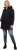 Ulla Popken HYPRAR Triple Function Fully Lined Waterproof Coat Black - Jakne - 
