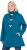 Ulla Popken HYPRAR Water-Repellent Softshell Jacket Teal - Jakne - 