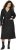 Ulla Popken Denim Acid Wash Trench Coat Black - Jakne - 