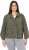 Ulla Popken Cargo Style Elastic Hem Jacket Olive Grey - Jakne - 