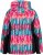 Ulla Popken HYPRAR Graphic Stripe Fully Lined Ski Jacket Teal - Jakne - 