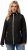 Ulla Popken Hyprar Quilt Mix Jacket Black - Jakne - 
