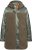 Ulla Popken Mixed Texture Fleece Quilted Jacket Olive - OBLAČILA ZA ŽENSKE 40-66 - 