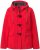 Ulla Popken HYPRAR Toggle Button Microfleece Lined Jacket Salsa Red - Jakne - 