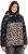 Ulla Popken HYPRAR Leopard And Leather Look Quilted Jacket Black - Jakne - 