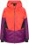Ulla Popken HYPRAR Performance Colorblock Ski Jacket Coral - Jakne - 