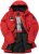 JAY-PI Warm Quilted Parka Dual Function Windproof and Water Repellent Red - Jakne - Moške bunde za Močnejše Postave