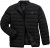 JP1880 Jacket Quilted Stand-up Collar Black - Jakne - Moške bunde za Močnejše Postave