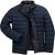 JP1880 Jacket Quilted Stand-up Collar Navy - Jakne - Moške bunde za Močnejše Postave