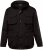 Jay-Pi Jacket Technical Weatherproof Stomach Fit Black - Jakne - Moške bunde za Močnejše Postave