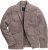 JP1880 Leather Jacket Lamskin Suede Grey - Jakne - Moške bunde za Močnejše Postave