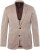 JP1880 Jacket Business Checked Beige - Jakne - Moške bunde za Močnejše Postave