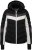 Ulla Popken HYPRAR Chevron Stripe Triple Function Quilted Fully Lined Ski Jacket Black - Jakne - 