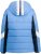 Ulla Popken HYPRAR Chevron Stripe Triple Function Quilted Fully Lined Ski Jacket Pastel Petrol - Jakne - 