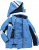 Ulla Popken HYPRAR Chevron Stripe Triple Function Quilted Fully Lined Ski Jacket Pastel Petrol - Jakne - 