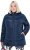 Ulla Popken Quilted Water Repellent Jacket Navy Blue - Jakne & plašči - 