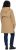Ulla Popken Hooded with Zippered Pockets and Zippered Side Slits Jacket Mocha - Jakne - 