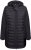 Ulla Popken HYPRAR Mixed Texture Water-Repellent Jacket Black - Jakne - 