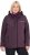 Ulla Popken HYPRAR Softshell Fleece Lined Jacket Dark Blackberry - Ženski pasovi - 