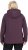 Ulla Popken HYPRAR Softshell Fleece Lined Jacket Dark Blackberry - Ženski pasovi - 