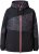 Ulla Popken Neon Ripple Performance Snow Jacket Black - Jakne - 