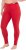 Ulla Popken Basic Stretch Knit Ankle Length Leggings Salsa Red - Kavbojke & Hlače v Velikih Številkah – Plus Size - 