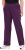 Ulla Popken Pull On Knit Straight Leg Pocket Pants Dark Blackberry - Kavbojke & Hlače v Velikih Številkah – Plus Size - 