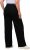 Ulla Popken Mary Fit Wide Leg Stretch Jeans Black - Kavbojke & Hlače v Velikih Številkah – Plus Size - 