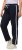 Ulla Popken Side Stripe Adjustable Drawstring Waist Joggers Navy - Kavbojke & Hlače v Velikih Številkah – Plus Size - 