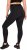 Ulla Popken Lightfit Quick Drying Leggings Black - Kavbojke & Hlače v Velikih Številkah – Plus Size - 
