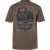 JP1880 T-Shirt Short Sleeve Alaska Dark Brown - Kratke Majice - Moške kratke majice za močnejše postave